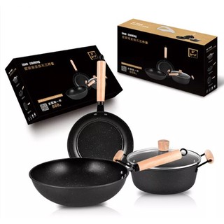 BỘ NỒI CHẢO IRIS NHẬT BẢN CAO CẤP - COOWARE SET