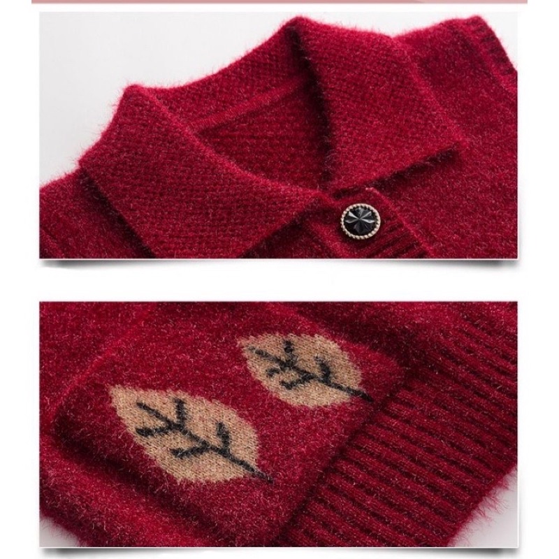 Áo gile len trung niên cho bà, mẹ