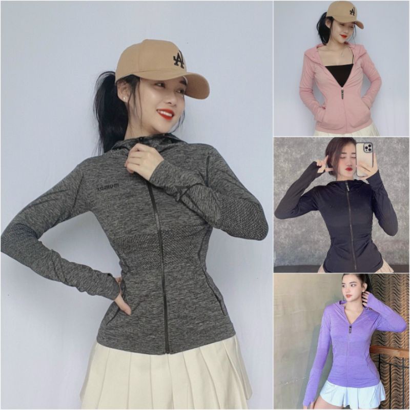 [Size M, L, XL]. Áo Khoác Thể Thao Nữ Ôm Body Mẫu Mới Hàng Cao Cấp Mẫu Mới Năm 2022 [VISO] [14]