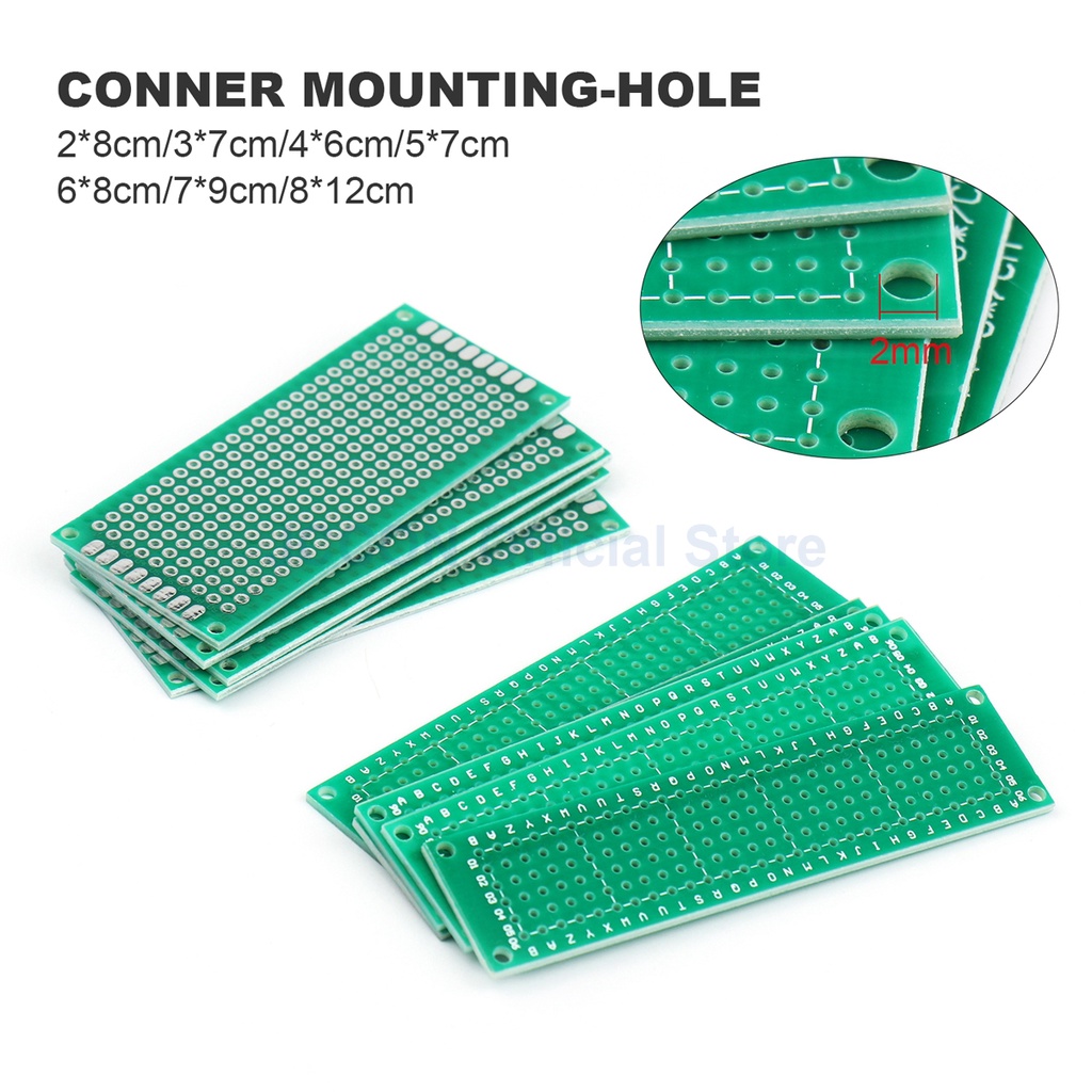 Bộ 10 Bảng Mạch Hàn 2x8 3x7 4x6 5x7 6x8 7x9 8x12 9x15cm Chất Lượng Cao