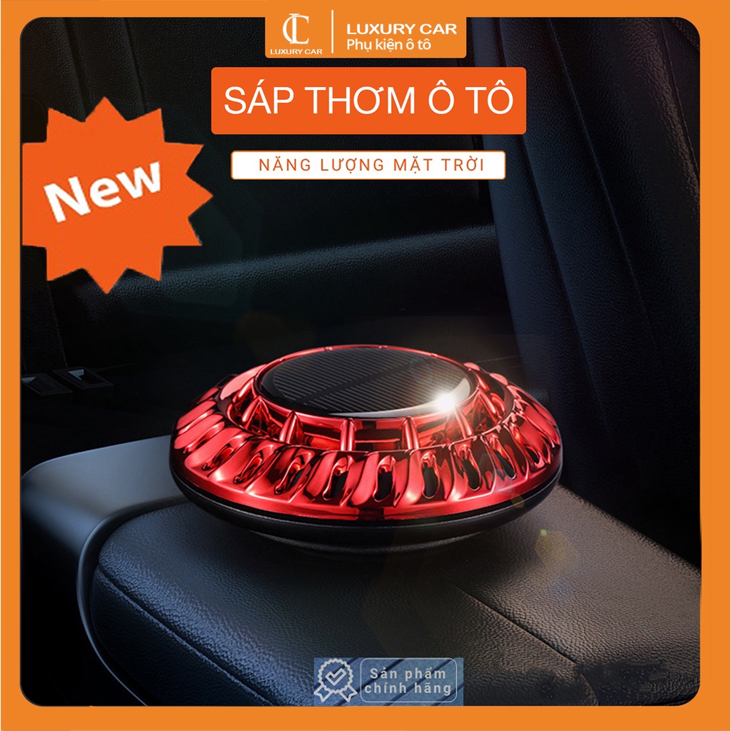 Sáp thơm ô tô cao cấp UFO năng lượng mặt trời, máy khuếch tán tinh dầu thơm xe hơi trang trí taplo ST20