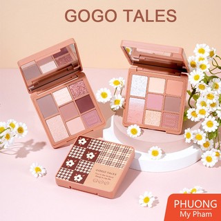 Bảng Phấn Mắt GOGO TALES Retro Mist Eyeshadow Palette 8 Màu