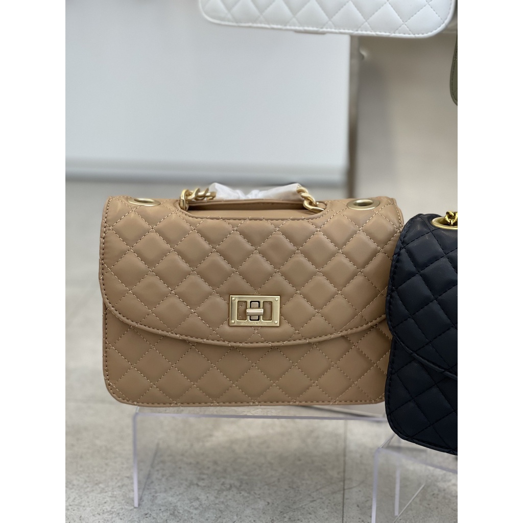 Túi xách nữ La Dolce Vita trám khóa xoay to, đeo vai đeo chéo - CK220