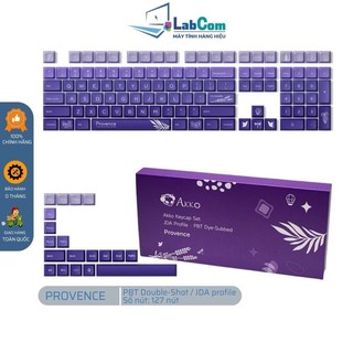Bộ keycap cho bàn phím cơ Akko Provence PBTDouble Shot | JDA profile | 127 nút| hỗ trợ nhiều layout và màu case