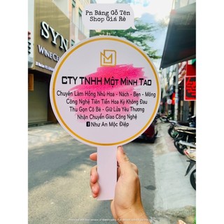 Bảng gỗ tên shop -Bảng cầm tay chụp hình sản phẩm - Bảng Gỗ - Decor
