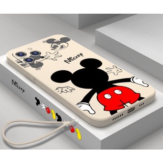 Ốp Điện Thoại Silicon Mềm Viền Đen Hình Mickey Minnie Cho IPhone 15 14 Pro Max + IP14 13 12 11 Pro Max 7 8