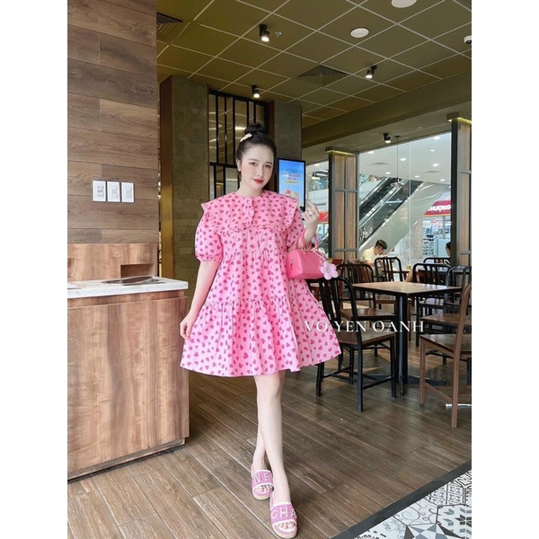 Đầm baby doll- bầu bí bon chen được chất Lanh