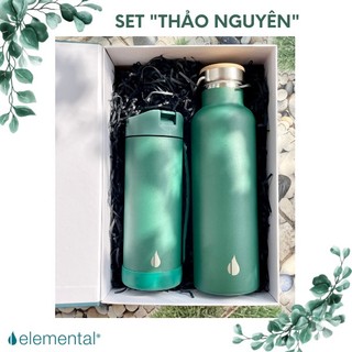  Bình giữ nhiệt set Thảo Nguyên, thiết kế khắc tên tạo sự riêng biệt và ý nghĩa