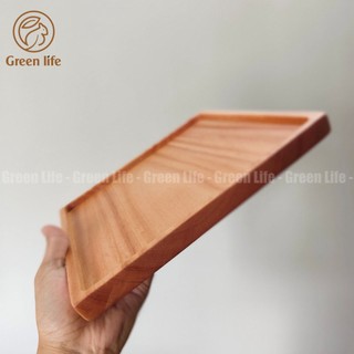 Khay gỗ Xà Cừ vuông 25cm