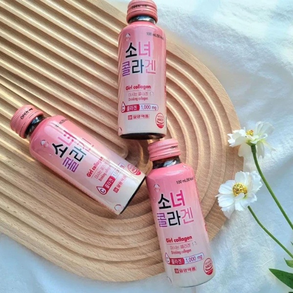 Nước Uống Bổ Sung Collagen Hàn Quốc Girl Collagen Hỗ Trợ Làm Đẹp Da, Ngăn Ngừa Lão Hóa Hộp 10 Chai x 100ml