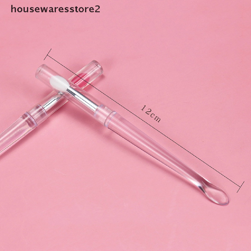 1 Cây Cọ Tô Son Môi Trang Điểm Bằng Silicone Kèm Nắp Chống Bụi