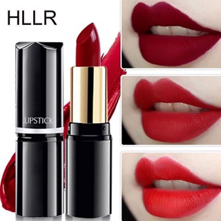 Son lì HLLR dưỡng ẩm thiết kế thoi tròn trang điểm tiện lợi 12 màu tùy chọn