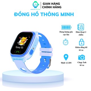 Đồng hồ thông minh trẻ em ANNCOE A85S Pro nghe gọi nhăn tin định vị từ xa chống nước IP67 dành cho trẻ em từ 4-12 tuổi
