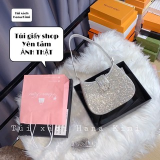Túi kẹp nách đính đá Alexander Wang