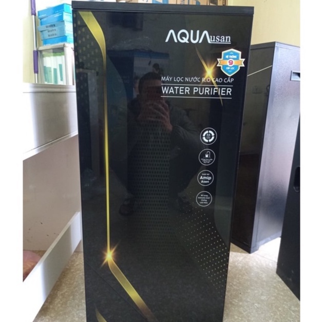 Máy lọc nước 2 vòi Nóng Nguội AQuausan mẫu mới 2022,