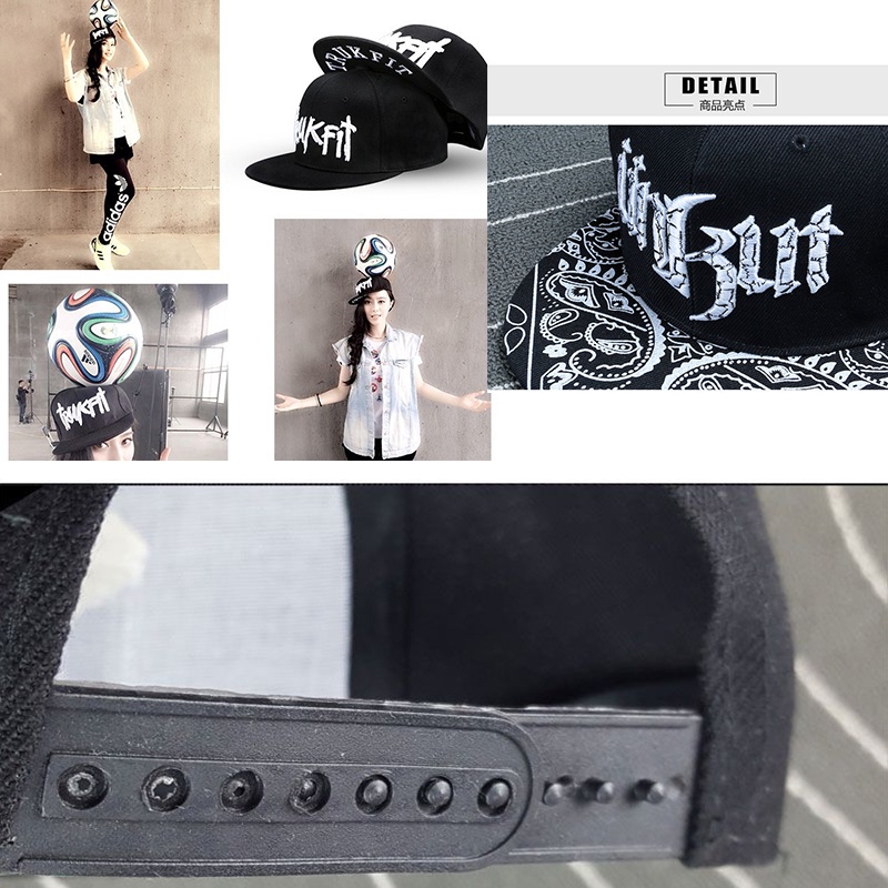 Mũ Lưỡi Trai Cứng Vành Phẳng Phong Cách Hip Hop Hàn Quốc Thời Trang Cho Nam Và Nữ