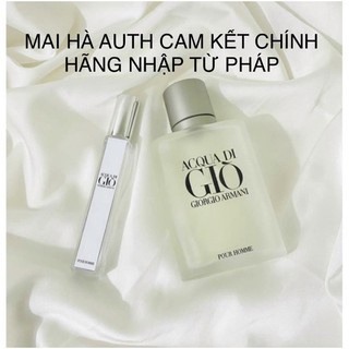 Nước hoa Nam Gio Aqua di chiết 10ml -5ml từ Pháp