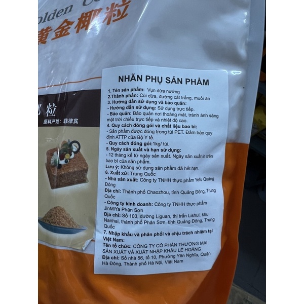 Vụn dừa nướng Đài Loan -