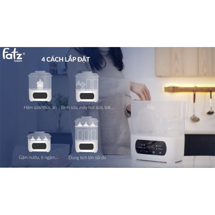 Máy tiệt trùng sấy khô hâm sữa điện tử 4 trong 1 Fatz Baby – CHIEF 2 – FB4921CY