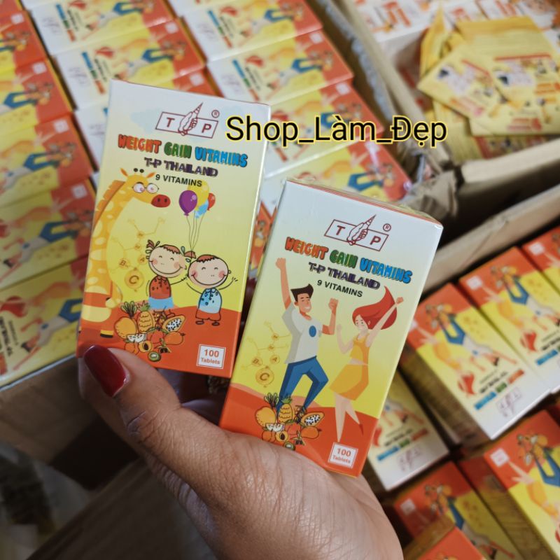 Vitamin TP tăng cân Thái Lan 100 viên (Mẫu mới)