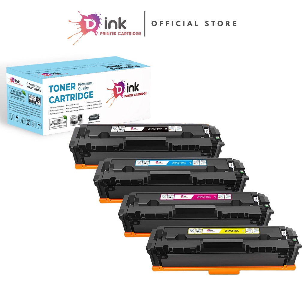 Hộp Mực siêu đậm nét TDink CF510A, 511A, 512A, 513A - Dùng cho máy in laser màu HP M154a / M154nw / 