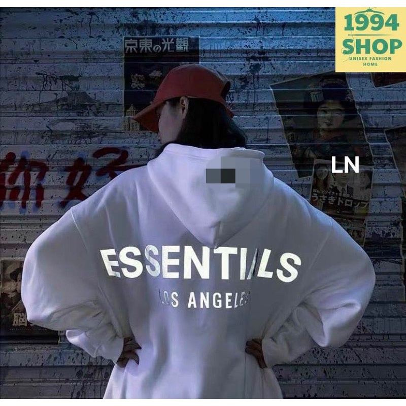 Áo hoodie nỉ cotton phản quang LN12