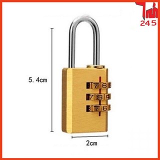 ⚡giao hóa tốc 1h⚡ ổ khoá yeti mini 320 3 số đồng - ổ khoá vali , khoá tủ 3 số