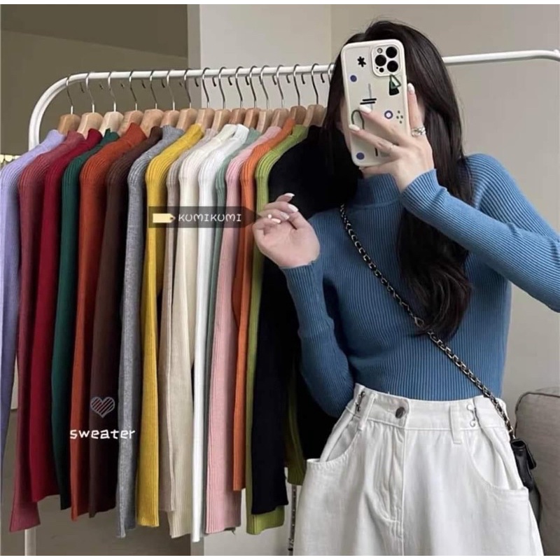 Áo len tăm cổ 3F hàng Quảng Châu cao cấp