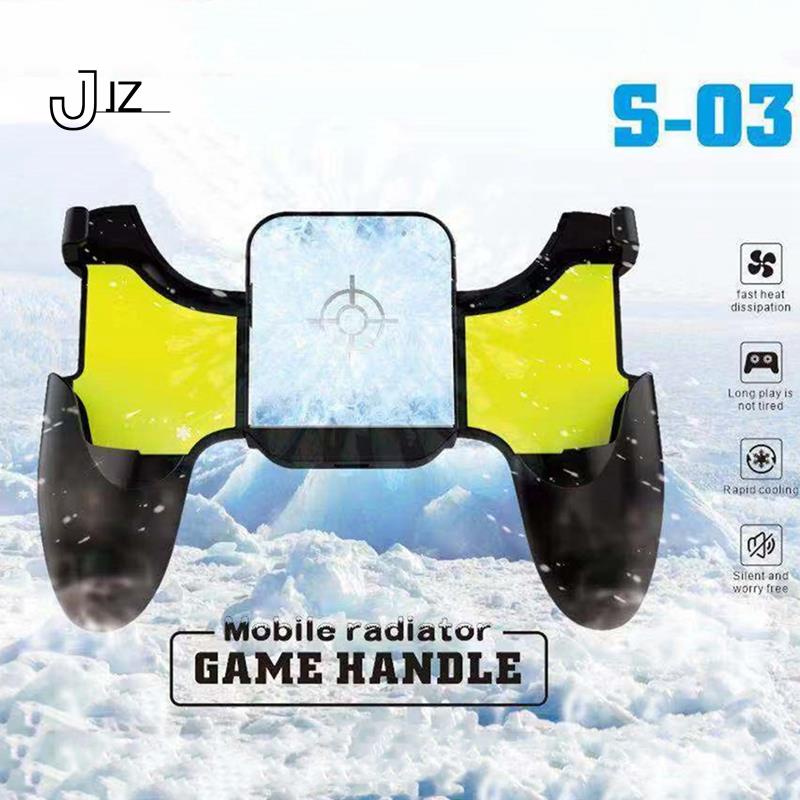 Tay Cầm Chơi Game PUBG Có Tản Nhiệt Giọng Nói Thấp Cho iPhone Huawei Xiaomi 4-6.3 Inch