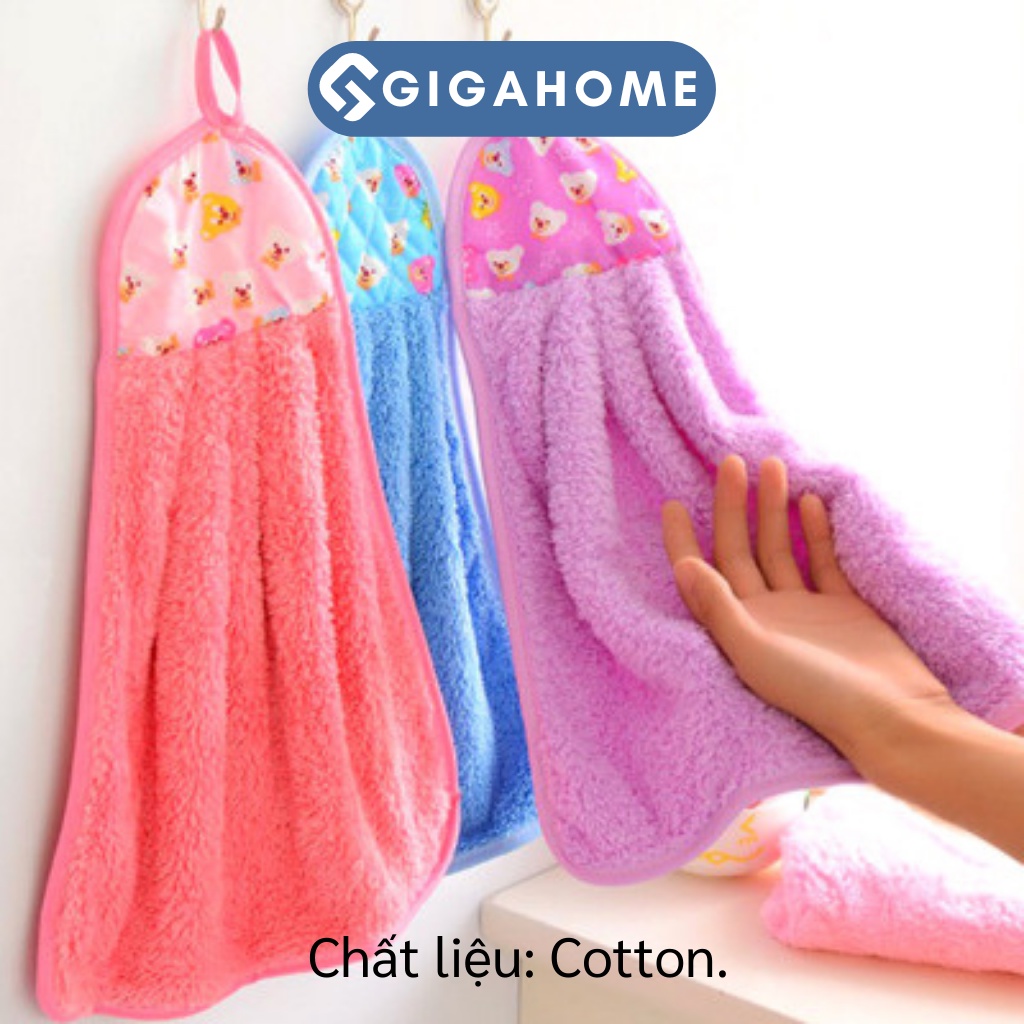 Khăn Lau Tay Nhà Bếp Treo Tường GIGAHOME Siêu Mềm Mại, Thấm Hút Tốt 2696