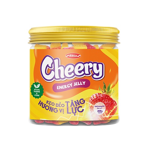 Kẹo Dẻo Cheery Trái Cây Bibica 200g