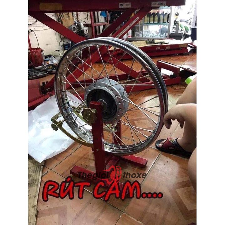 Giá cân vành, bàn rút căm xe máy chất lượng cao - Thế Giới Thợ Xe