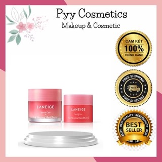 Son dưỡng môi laneige mặt nạ ngủ môi sáp dưỡng ẩm tẩy da chết u duong moi lip sleeping mask berry