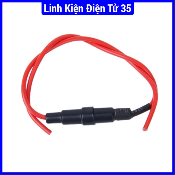 Dây đế cầu chì ống 5x20mm dài 21.19cm