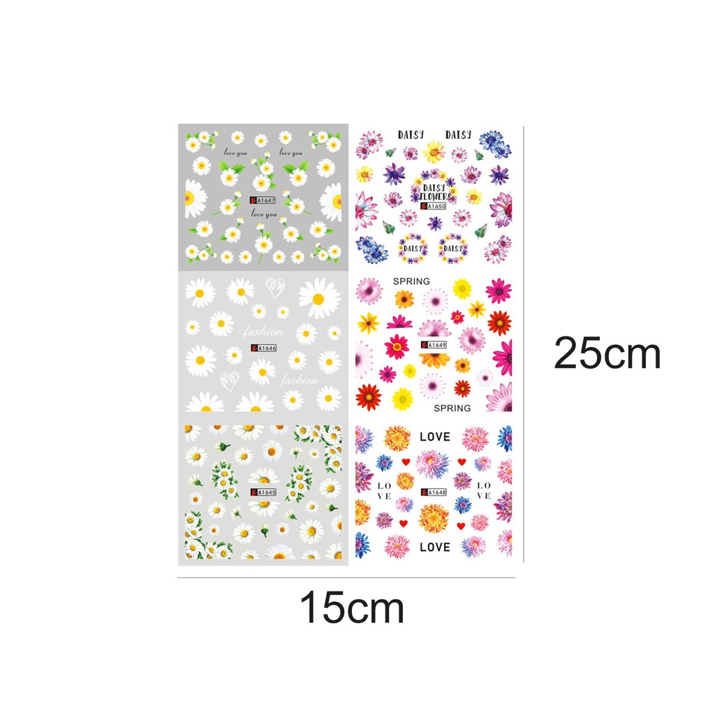 Miếng Dán Trang Trí Móng Tay Không Mùi An Toàn Cho Nữ Sử Dụng Hàng Ngày