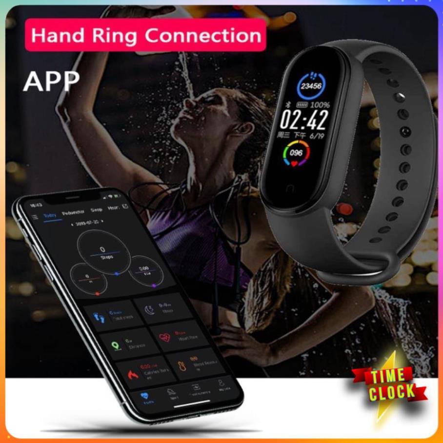 Vòng đeo tay thông minh SKMEI M4 hỗ trợ theo dõi sức khỏe - Chính hãng bảo hành 12 tháng.