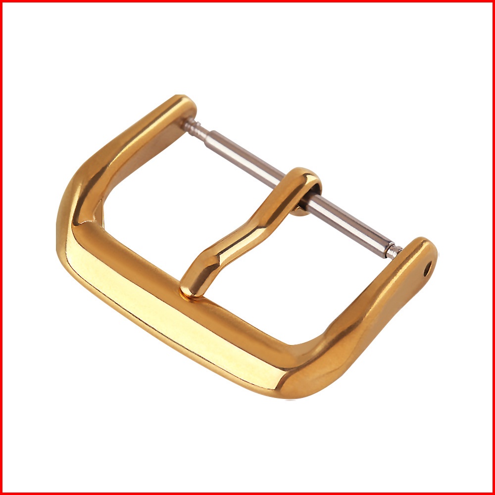 Khóa đồng hồ thép cao cấp không gỉ dùng cho dây da đồng hồ