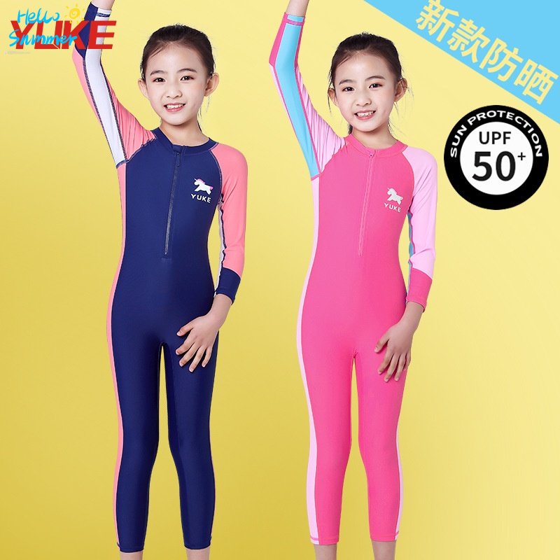Bộ Đồ Bơi Một Mảnh Khô Nhanh Phong Cách Hàn Quốc Cho Bé Gái 3 4 5 6 7 8 9 10 11 12 13 14 15 Tuổi