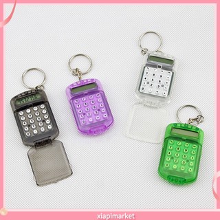 Máy tính bỏ túi mini có móc khóa tiện dụng
