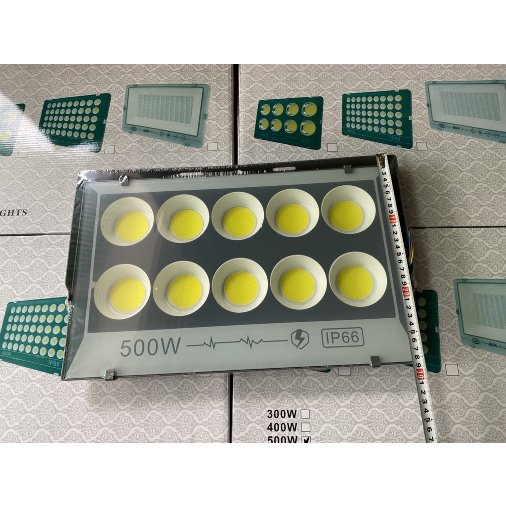 Đèn Pha Led Ngoài Trời Siêu Sáng, Đèn Hắt Sân Vườn IP66 Chống Thấm 1000W- 800W-600W-500W-400W-200W