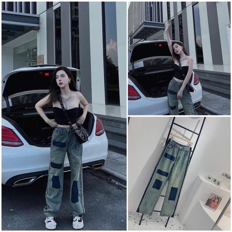 Mã 679- 678- 3278 QUẦN SUÔNG THÁO VIỀN PHỐI MÀU