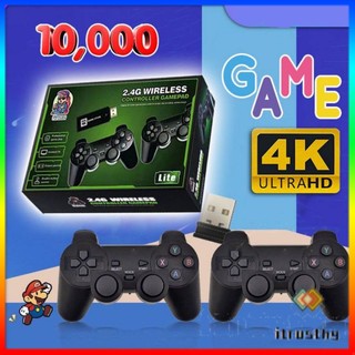Bộ Điều Khiển Trò Chơi Video U8 2.4G Không Dây 4K 10000 Trò Chơi 64GB Cổ Điển