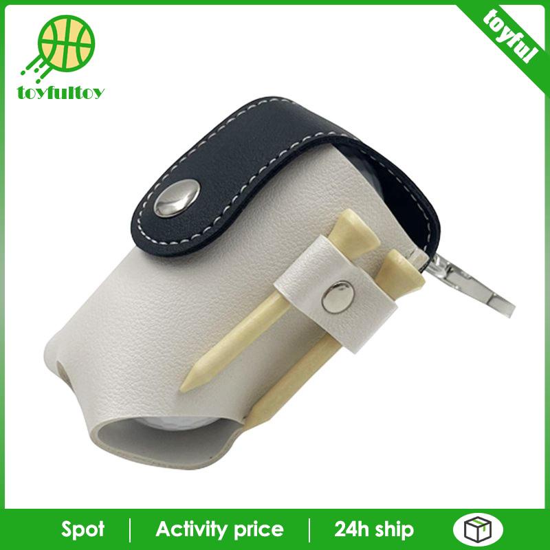 Túi Da PU Đeo Hông Đựng Bóng Golf Tiện Dụng Giá Đỡ