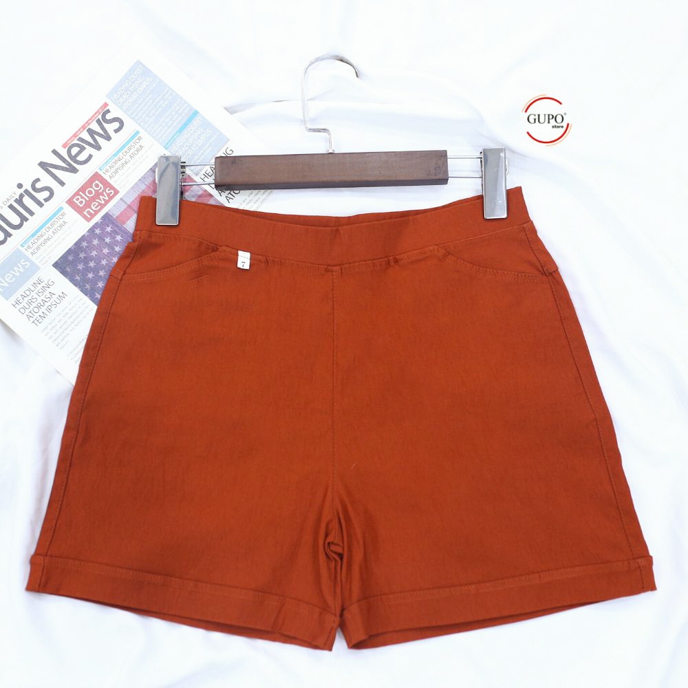 Quần short nữ vải kaki co giãn phong cách hàn quốc Bigsize 40-80kg