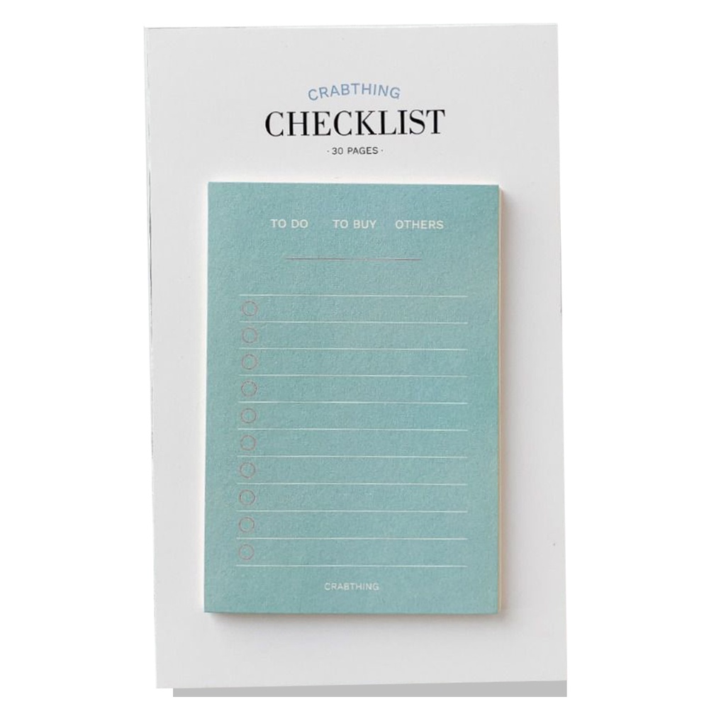 CRABIT NOTEBUCK - Sô tay - Checklist Note - Crabit Notepad - Xanh