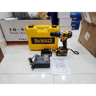 Máy khoan pin dewalt 13mm - không chổi than - máy khoan từ 13mm - 3 chức năng có búa