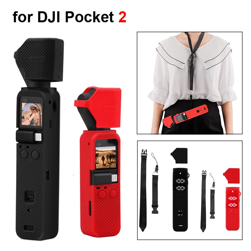 Nắp Bảo Vệ Ống Kính Máy Ảnh Cầm Tay Bằng Silicon Mềm Cho DJI Osmo Pocket 2 Do-It-All