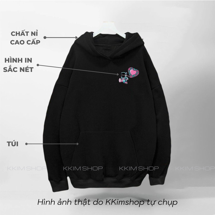 Áo HOODIE TEELAB form rộng oversize, unisex nam nữ, Áo KHOÁC Nỉ hoodie XANH LÁ chất liệu Nỉ bông cao cấp KKIMSHOP