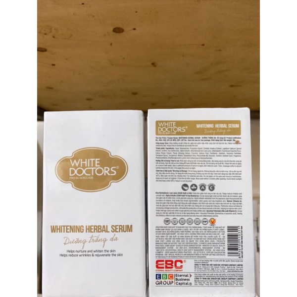 SERUM WHITE DOCTOR DƯỠNG TRẮNG DA BAN ĐÊM 30G GIÁ GỐC 580K