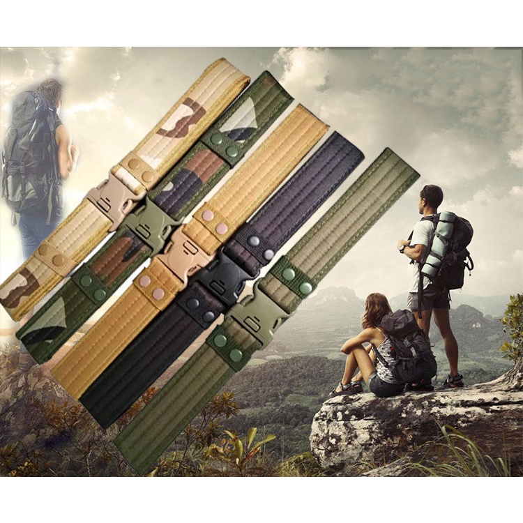 Thắt Lưng Nylon Canvas 125cm Tháo Lắp Nhanh Thời Trang Cho Nam